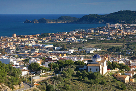 Uitzicht over Javea