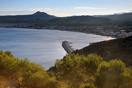Uitzicht op Javea