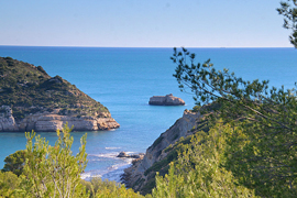 Het eiland van Portixol in Xabia